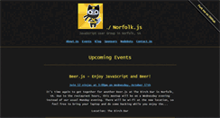 Desktop Screenshot of norfolkjs.org