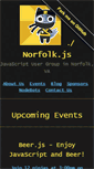 Mobile Screenshot of norfolkjs.org